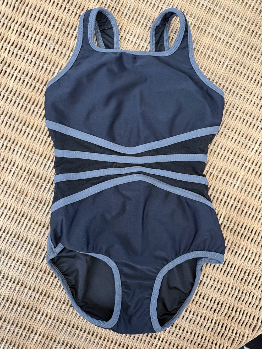 FIVE THE LABEL Black and Grey Leotard